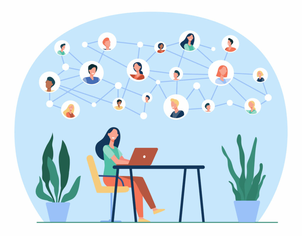 Contact Page - People Connecting