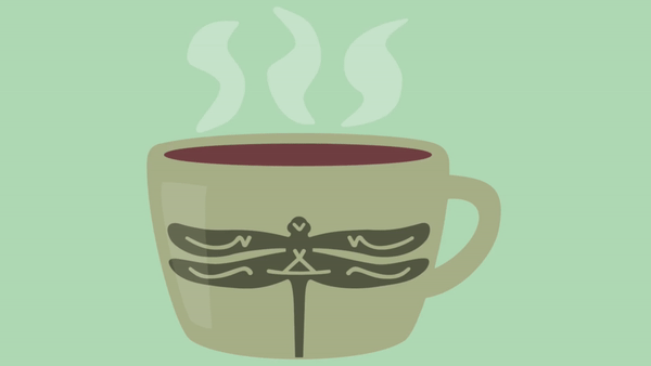 Mug steam green