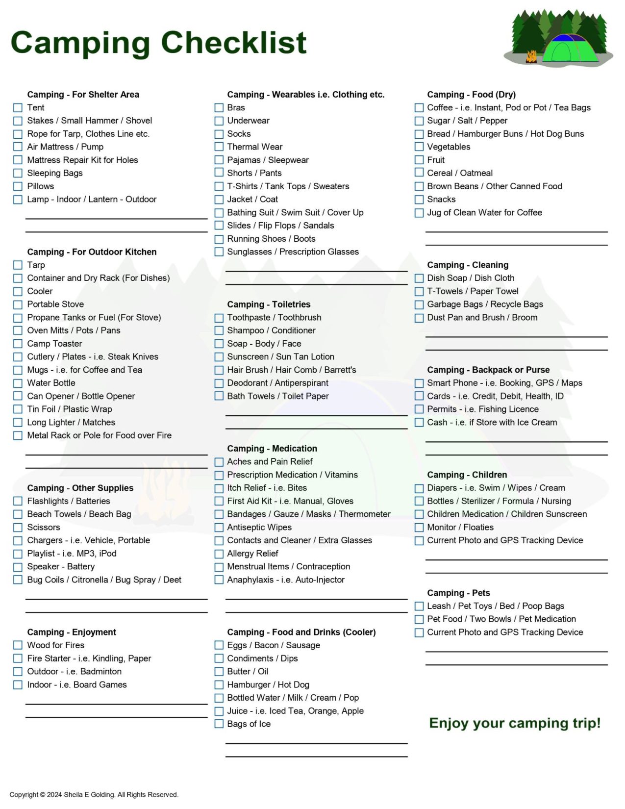 camping-checklist-c-essentials